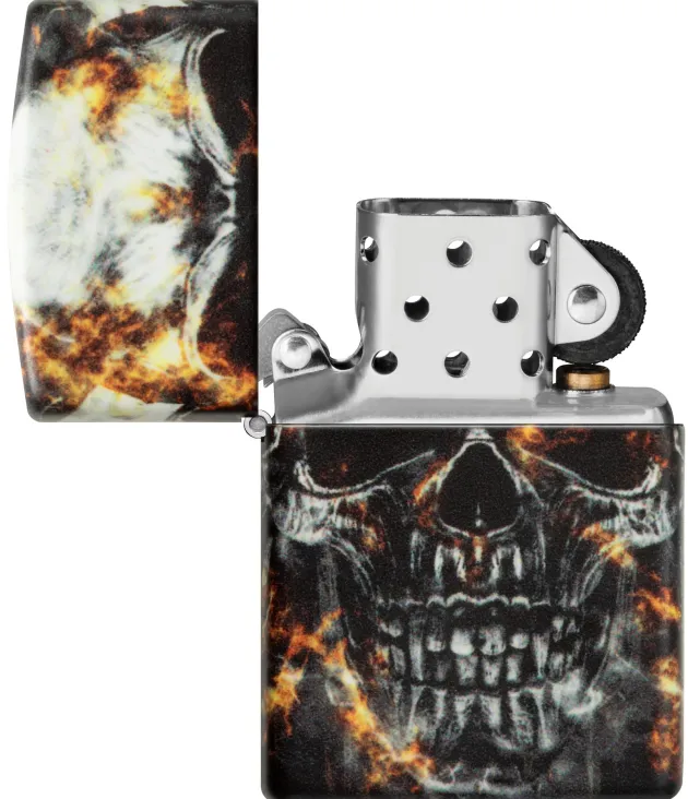 60006136 - ZIPPO Smokey Skulls Design