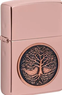 60005877 - ZIPPO Tree of Life Rosegold