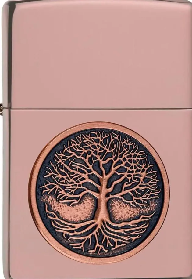 60005877 - ZIPPO Tree of Life Rosegold