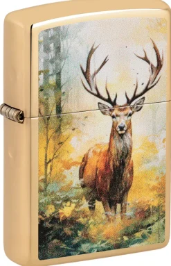 60007254 - ZIPPO Watercolor Deer Design