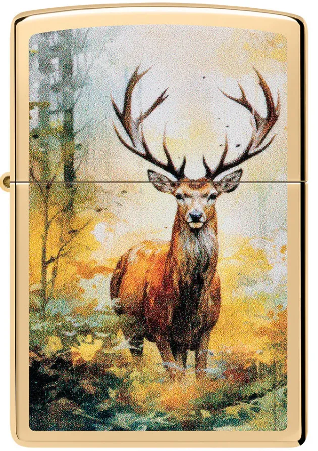 60007254 - ZIPPO Watercolor Deer Design