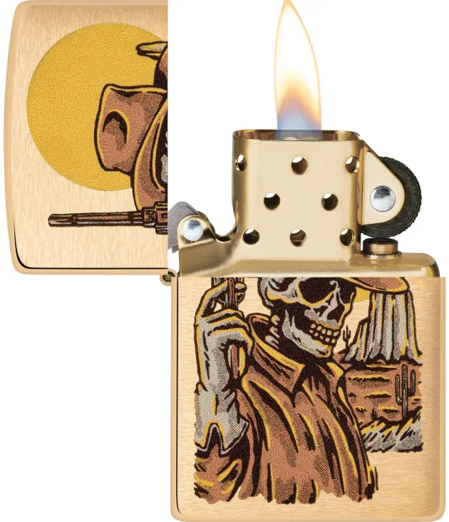 60006579 - ZIPPO Wild West Skeleton Design
