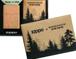 60004583 - ZIPPO Woodchuck Brushed Brass